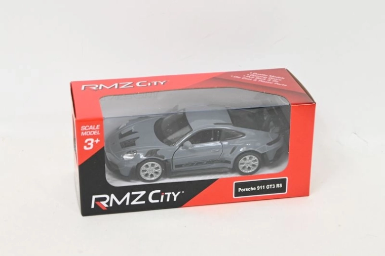Model auto RMZ Porsche 911 GT3 RS 2023 1:37 argintiu