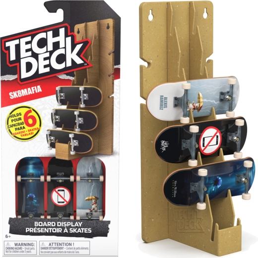 Tech Deck Sk8Mafia suport pentru fingerboard-uri cu 3 plăci - 3 buc.