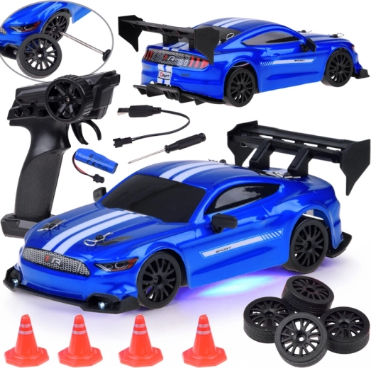 Automobil sport 4x4 cu telecomandă, cu funcție de drift 1:24