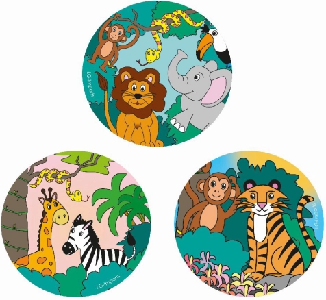 Cărnețel cu tematică animale sălbatice (safari) – 8 cm, 30 de file