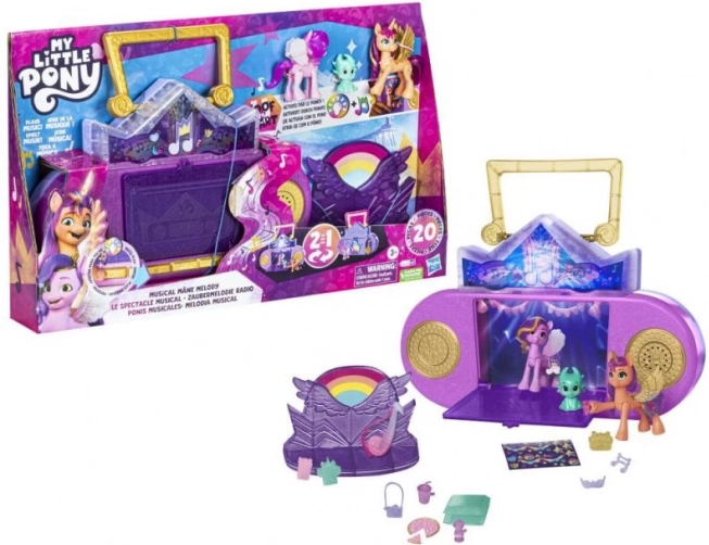 Set muzical My Little Pony 2 în 1 cu prințesa Pipp
