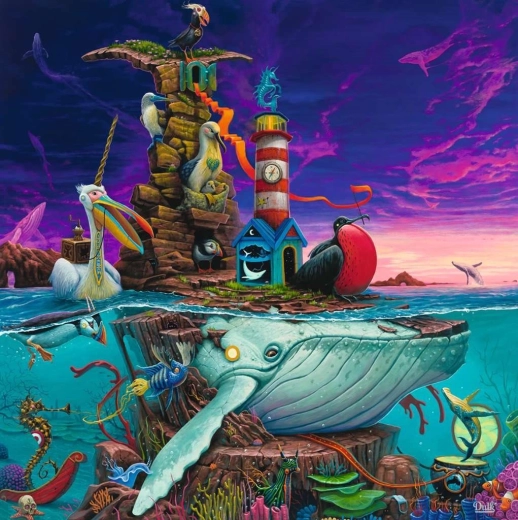Puzzle pătrat Ravensburger Arhipelag 500 de piese