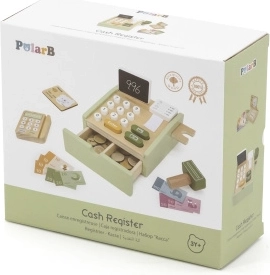 Casă de marcat din lemn pentru copii Polar B verde