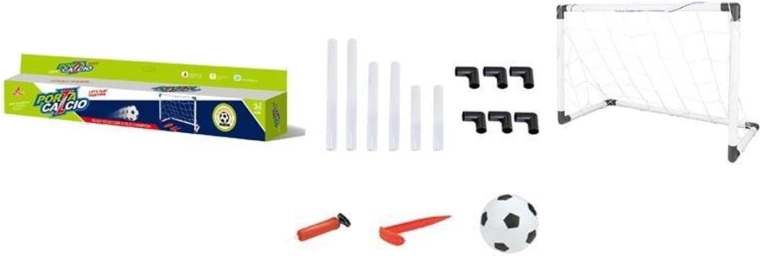 Poartă de fotbal cu minge și pompă pentru copii