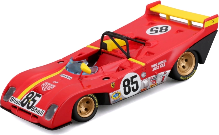 Bburago Ferrari 312P 1972 model de curse la scara 1:43