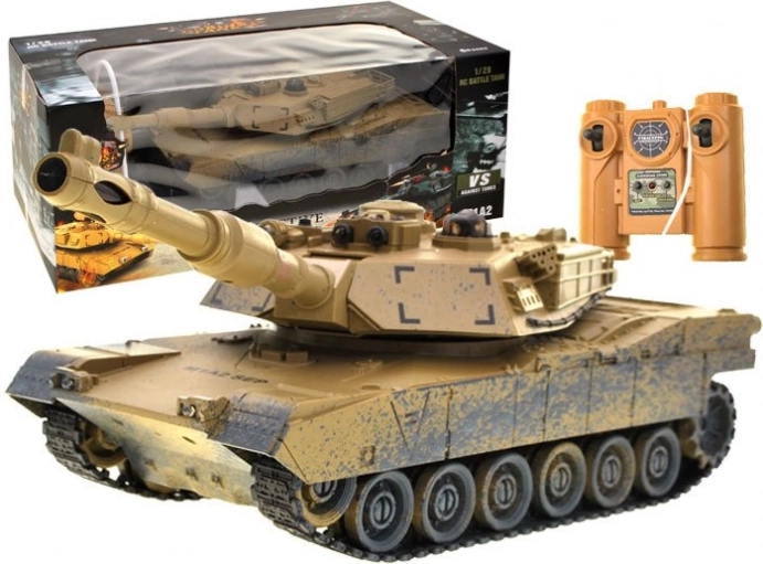 Tanc RC M1A2 Abrams în camuflaj deșertic