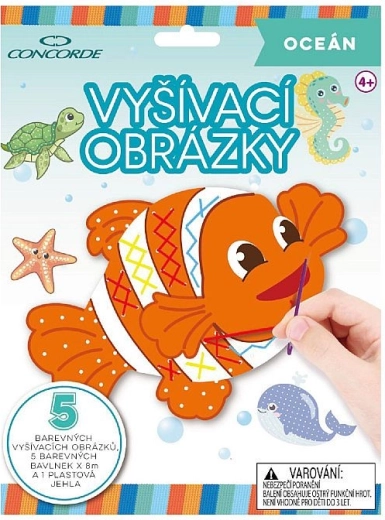 Set de broderie Ocean CONCORDE pentru copii