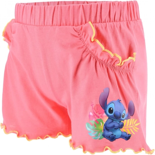 Șort roz pentru copii Lilo și Stitch
