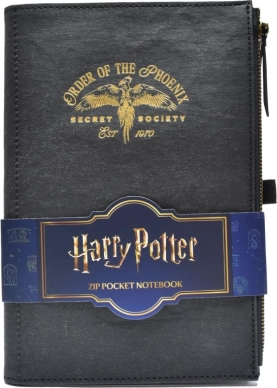 Harry Potter carnet de buzunar cu buzunar și fermoar Order of the Phoenix A5