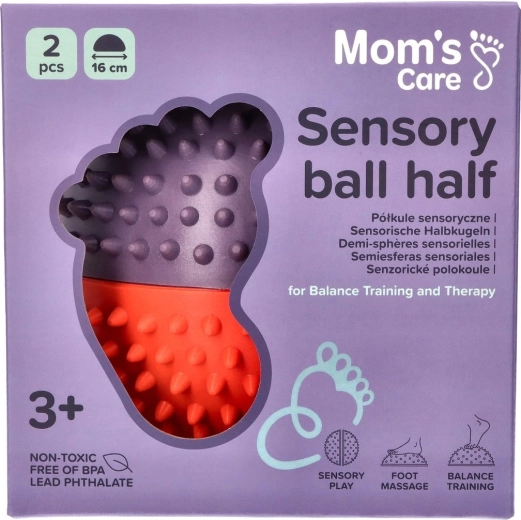 MOMS CARE Semisfere senzoriale roz și mov - 2 buc.