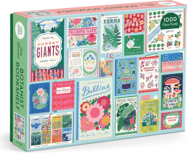 Puzzle Galison Biblioteca botanistului – Mereu în sus, 1000 de piese