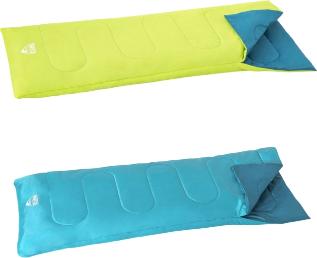 Sac de dormit Bestway Evade 15 verde sau galben 180 × 75 cm