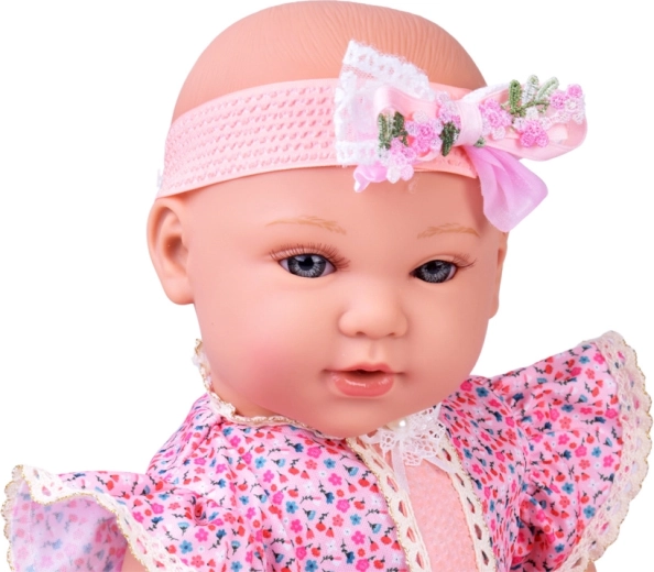 Rochiță liliachie elegantă cu dantelă