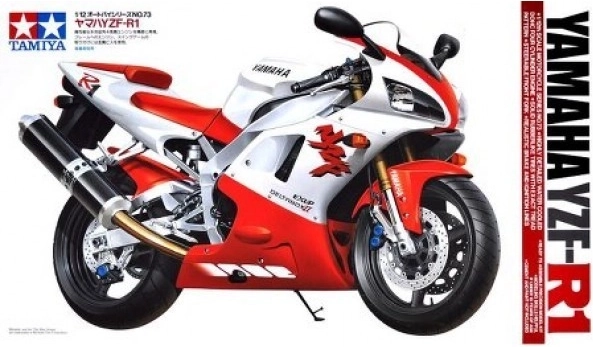 Model din plastic al motocicletei YAMAHA YZF-R1 pentru lipire și vopsire