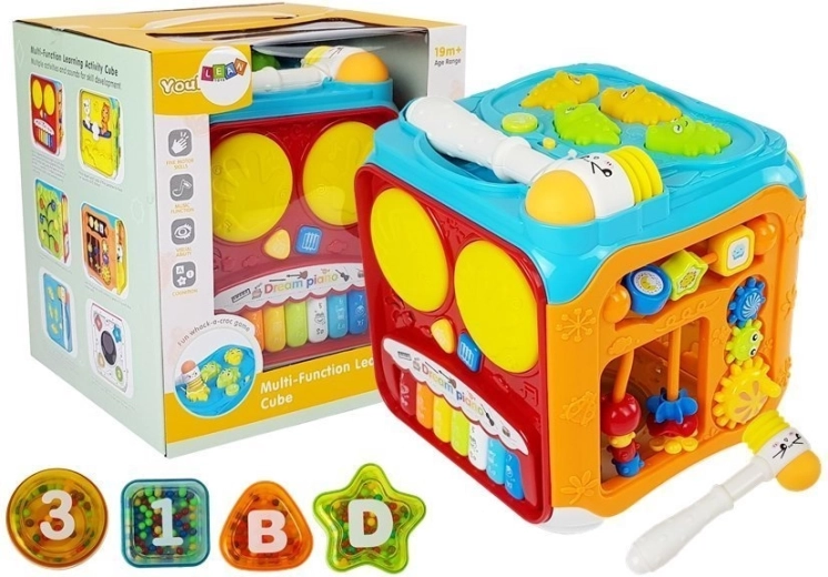 Cub educațional interactiv cu sunete și lumini