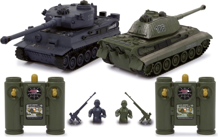 Două tancuri RC într-un singur pachet