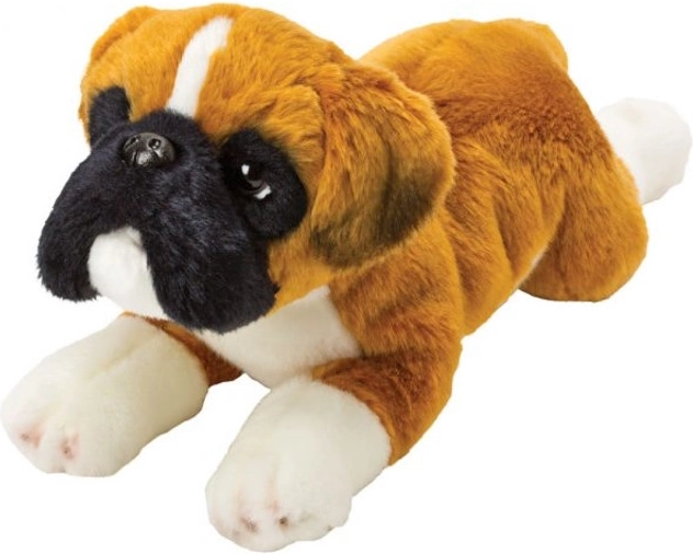 Câine boxer din pluș 35 cm