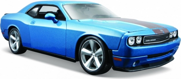 Maisto Dodge Challenger SRT8 2008 model metalic 1:24, albastru metalizat