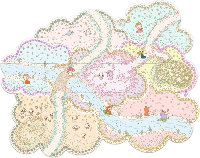 Scenă de puzzle magică plină de detalii