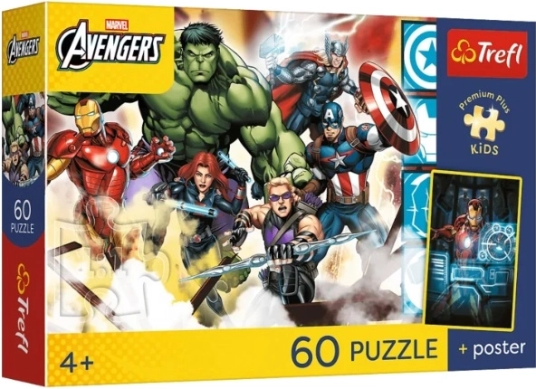 Puzzle PremPlus Kids „Razem silniejsi” 60 de piese