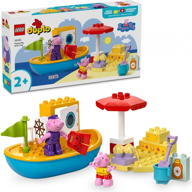 LEGO DUPLO 10432 Peppa Pig și excursia cu barca