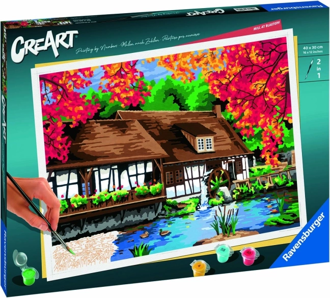 creart premium: moară – pictură după numere