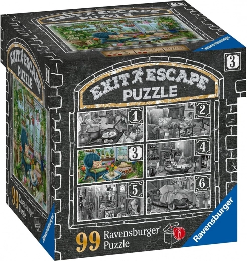 Ravensburger puzzle de evadare Conacul bântuit: În Grădina de Iarnă 99 piese