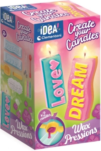 Mini fabrică de lumânări Mesaje – set creativ