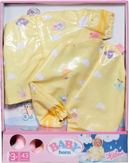 BABY born set de ploaie Deluxe pentru păpuși 43 cm