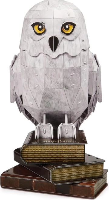 Puzzle 3D Harry Potter Hedvika pe cărți