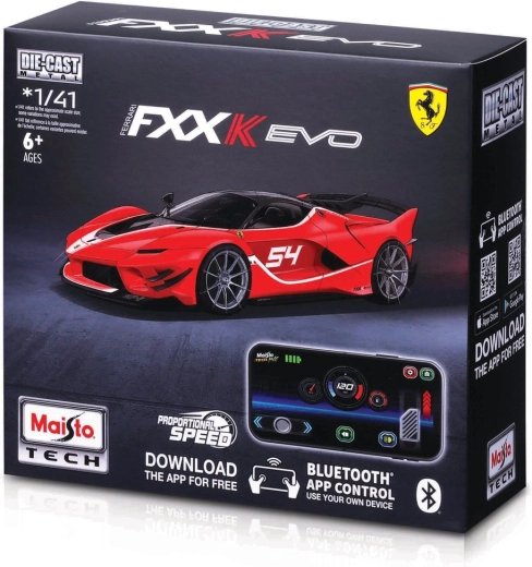 Maisto RC Ferrari FXX-K EVO roșu 1:41 cu lumini