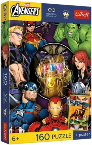 Puzzle pentru copii PremPlus Kids Eroul zilei 160 de piese