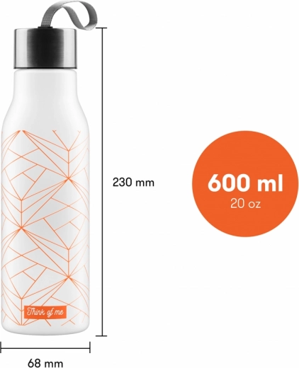 Volum practic de 600 ml pentru fiecare zi