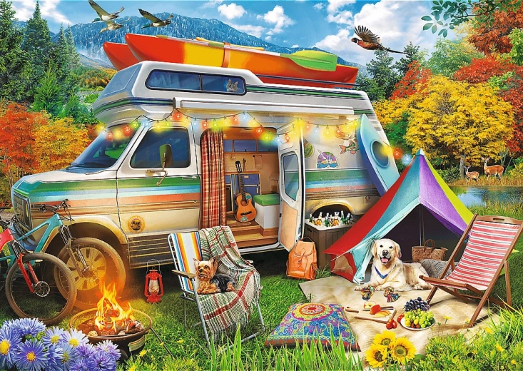 Puzzle Ceai de Timp - Caravană 500 Piese