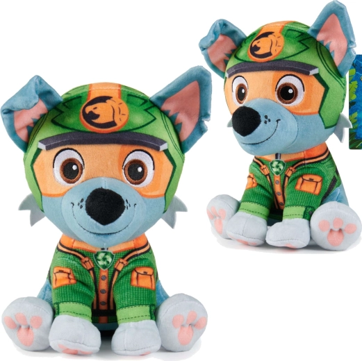 Jucărie de pluș PAW PATROL Rocky Jungle Pups 18 cm