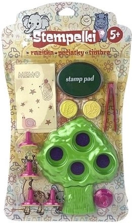Set de ștampile pentru copii cu motiv de copac