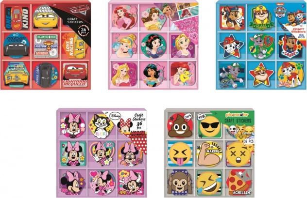 Autocolante în cutie – set de 36 bucăți