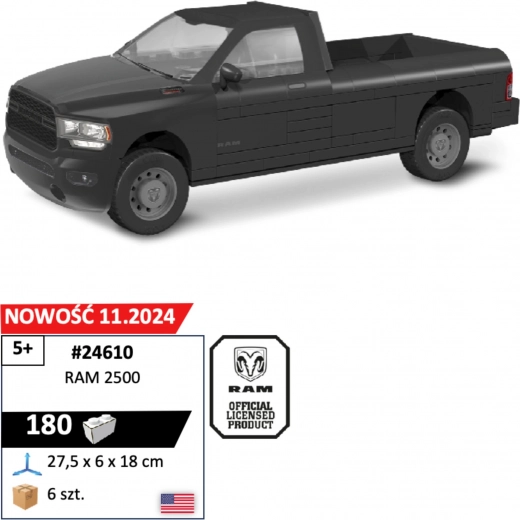 Set de construcție Cobi Dodge Ram 2500 1:35