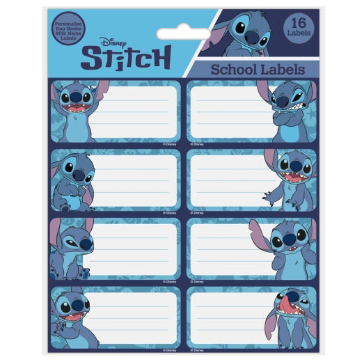 Lilo & Stitch etichete pentru caiete cu Stitch