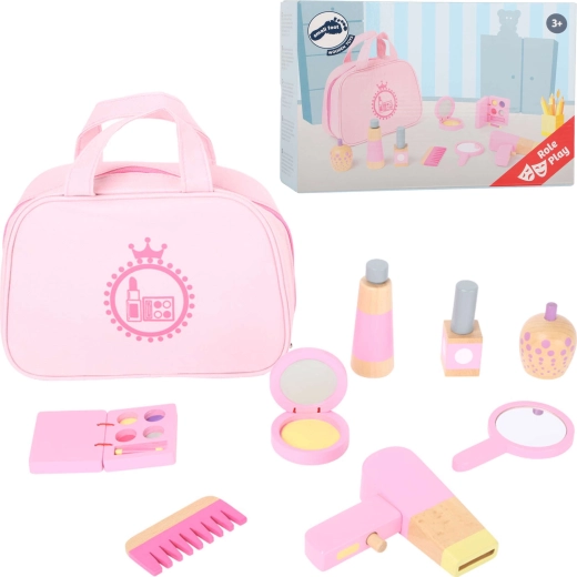 Trusă cosmetică din lemn cu accesorii de machiaj Small Foot