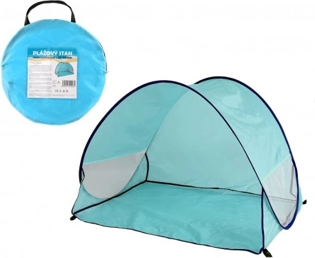 Cort de plajă cu filtru UV, auto-deschidere – Albastru