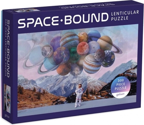 Puzzle lenticulare În sus spre spațiu, 300 piese