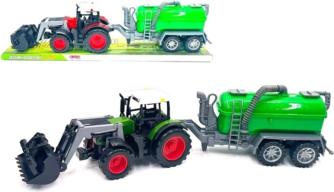 Tractor cu utilaj agricol