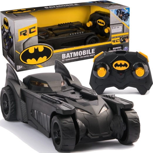 Batman Batmobil RC cu lumini și sunete 23 cm
