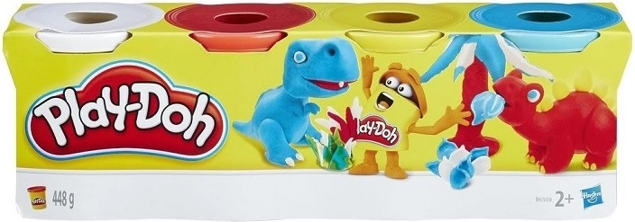 Play-Doh plastilină în 4 tuburi - 4 buc.