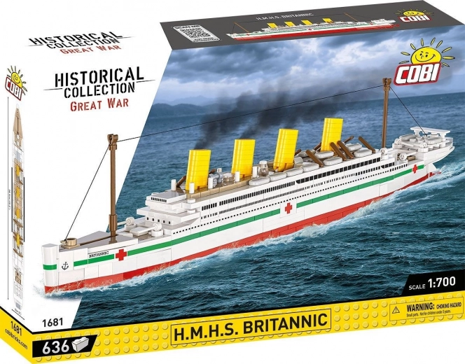 Set de construcție HMHS BRITANNIC 1:700 – 636 piese de la COBI