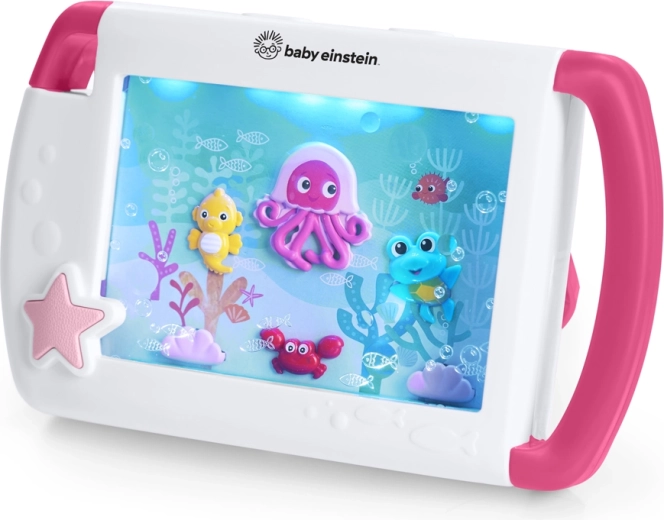 Baby Einstein Sea Dreams, dispozitiv portabil de redare cu sunete, muzică și lumini, roz