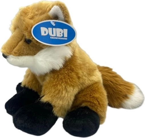 Vulpe de pluș așezată, 26 cm