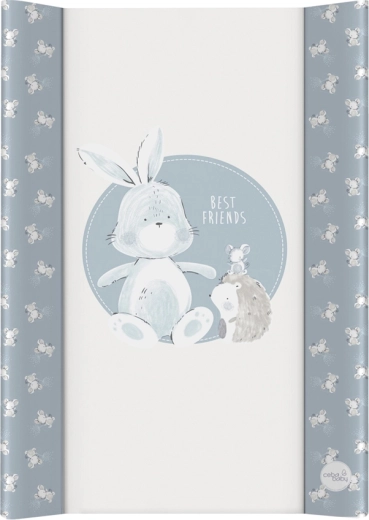 Ceba Baby saltea de înfășat cu placă rigidă Basic Friends 50 × 70 cm