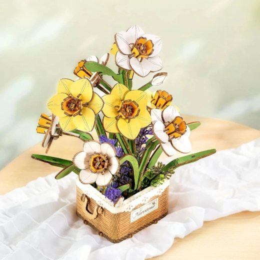 Decorațiune florală 3D realistă, care nu se ofilește